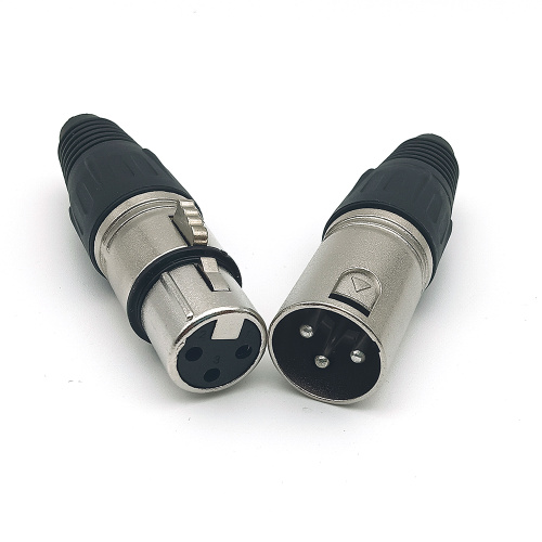 Microphone Audio Cable XLR Plug Adapter Connector