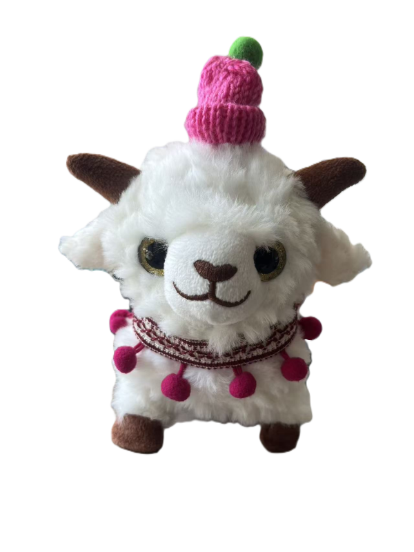 Ethnic Hat Collar Electric Sheep Plush