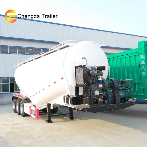 Used Dry Bulk 30cbm Cement Semi Trailer