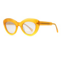 Vintage Custom UV400 Cat Eye Polarisierte Acetat Sonnenbrille