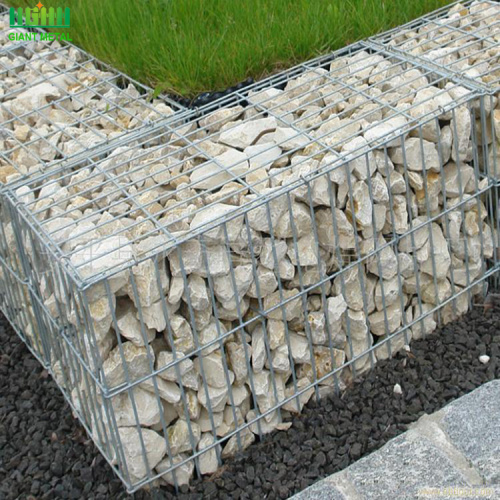 Heavy galvanized wire mesh garden fence gabion box