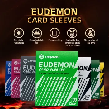 Color plastic board game TCG card protector sleeves