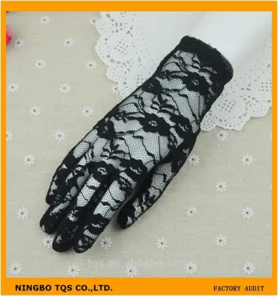 Women Lace Plus Size Wedding Gloves