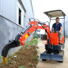 Mini maquinaria de movimiento de la tierra de excavadores 1 2 1.5 3 toneladas de micro mini excavador