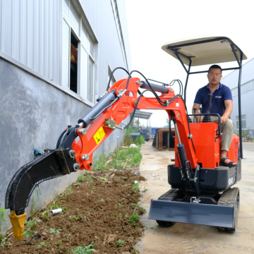 Petite excavatrice de machine à robot hydraulique mini excavadora 1 tonne en sacger en sacger mini-excavateur