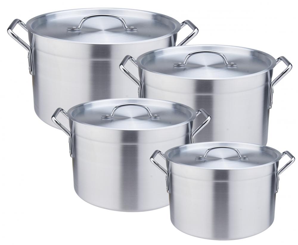 Commercial Grade Aluminum sauce pot with heavy weight