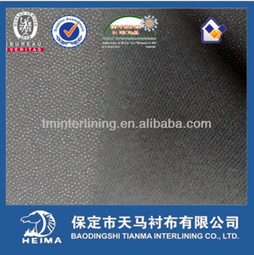 micro dot coating interlining chiffon 15D interlining 8010 for fashion wear