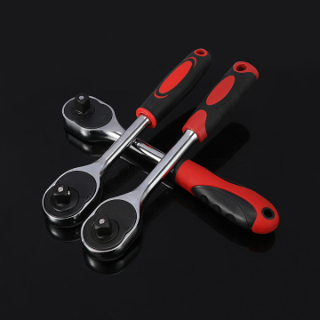 Red Color 1/4" Bit Drive Ratchet