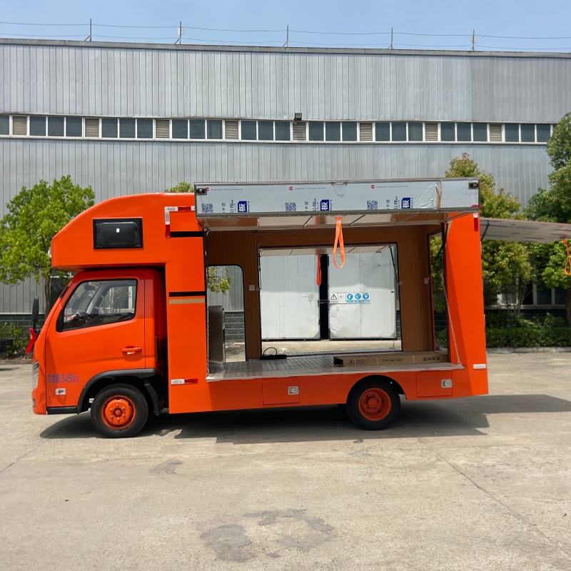 Vegan‑Friendly Food Truck, On‑Wheels Cart For Plant‑Based Falafel And Vegetarian Wraps