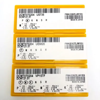 Carbide tool DCMT070204 US735 outer metal turning tool turning tool lathe milling machine CNC tools DCMT 070204 milling cutter