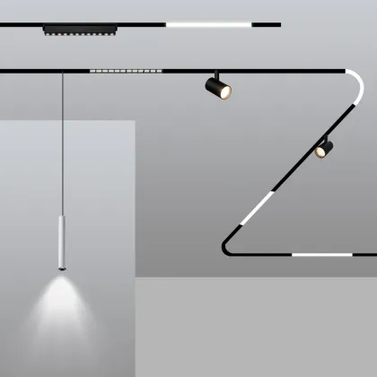 15W-36W LED Magnet Track Spotlight - Aluminum Indoor COB Track Lights