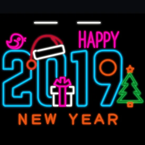 NEW YEAR NEON LIGHT SIGNS