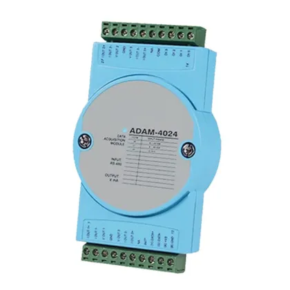 New Original Remote I/O Module for ADVANTECH ADAM-4024 4-Channel Analog Output Adam Communication Module