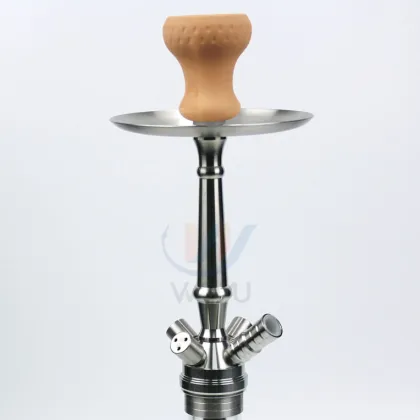 New design shishabar SS hookahs smoke pipe narguile stainless steel hookah shisha