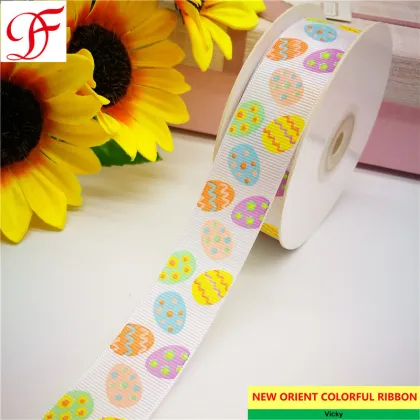 Grosgrain Ribbon Double/Single Face Satin Ribbon Sheer Organza Ribbon Taffeta Gingham Hemp Ribbon Metallic Ribbon with 6colors Printing