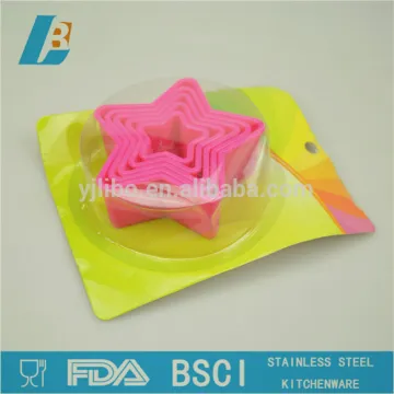 star shape silicone cookie mould
