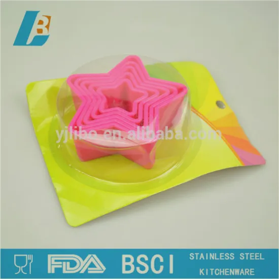 star shape silicone cookie mould