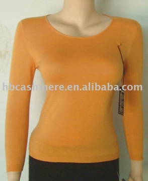 cashmere round neck sweater