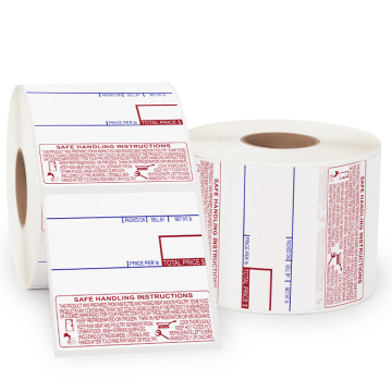 Direct Thermal Transfer Logo Scale Barcode Sticker Labels