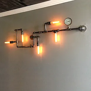 2015 alibaba Hot factory sale Edison style pipe lights bulb with T9, 110-220v, 40w/60w, E27/B22