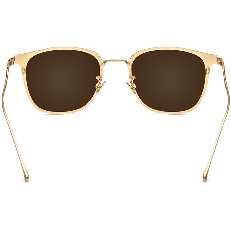 Customizable Round Polarized Titanium Sunglasses