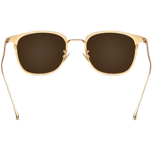 Round Retro Titanium Sunglasses