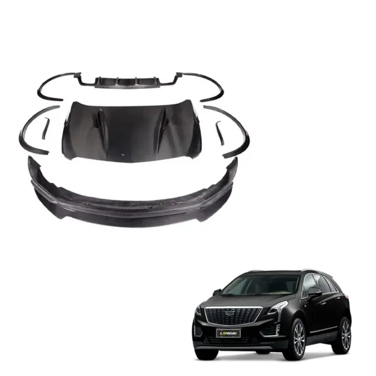 Carbon Fiber Wide Body Kit for Cadillac XT5 - Hood and Body Parts