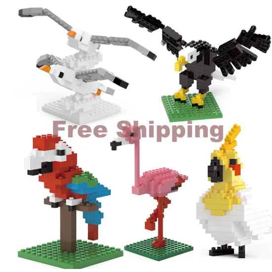 Free Shipping on a Diverse Collection of Educational Kids' Bird-themed Building Block Toys