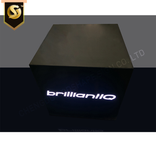 Señalización de señal de caja de luz 3d