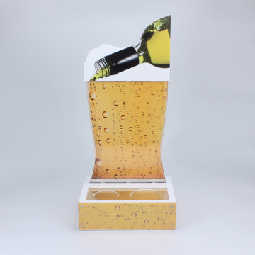 Customized-made acrylic wine display for bar