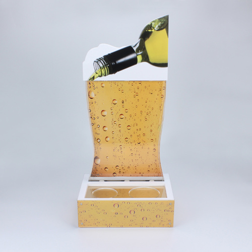 Customized-made acrylic wine display for bar