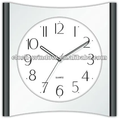 Simple Style Plastic Wall Clock