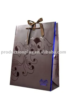Creative Paper Gift Bag with ribbon