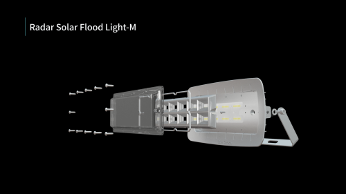 Radar Outdoor Solar Led  Flood Lights