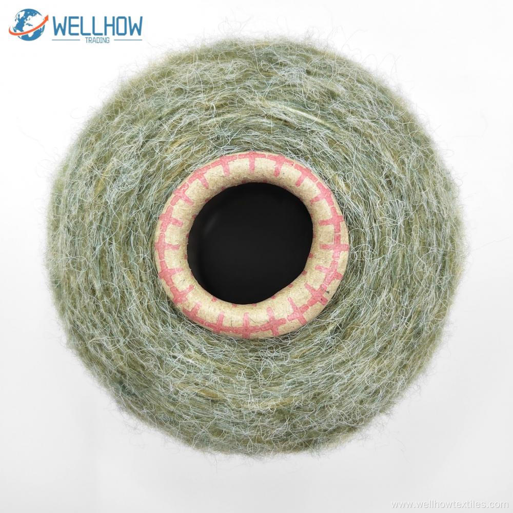 1/6nm Acrylic Nylon PBT Brushed Yarn