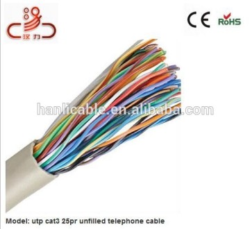 2015 hot-selling utp cat3 25pr unfilled telephone cable