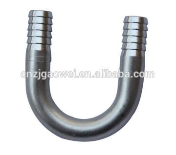 Stainless Steel U bend 1/4 barb, type elbow, tee, cross