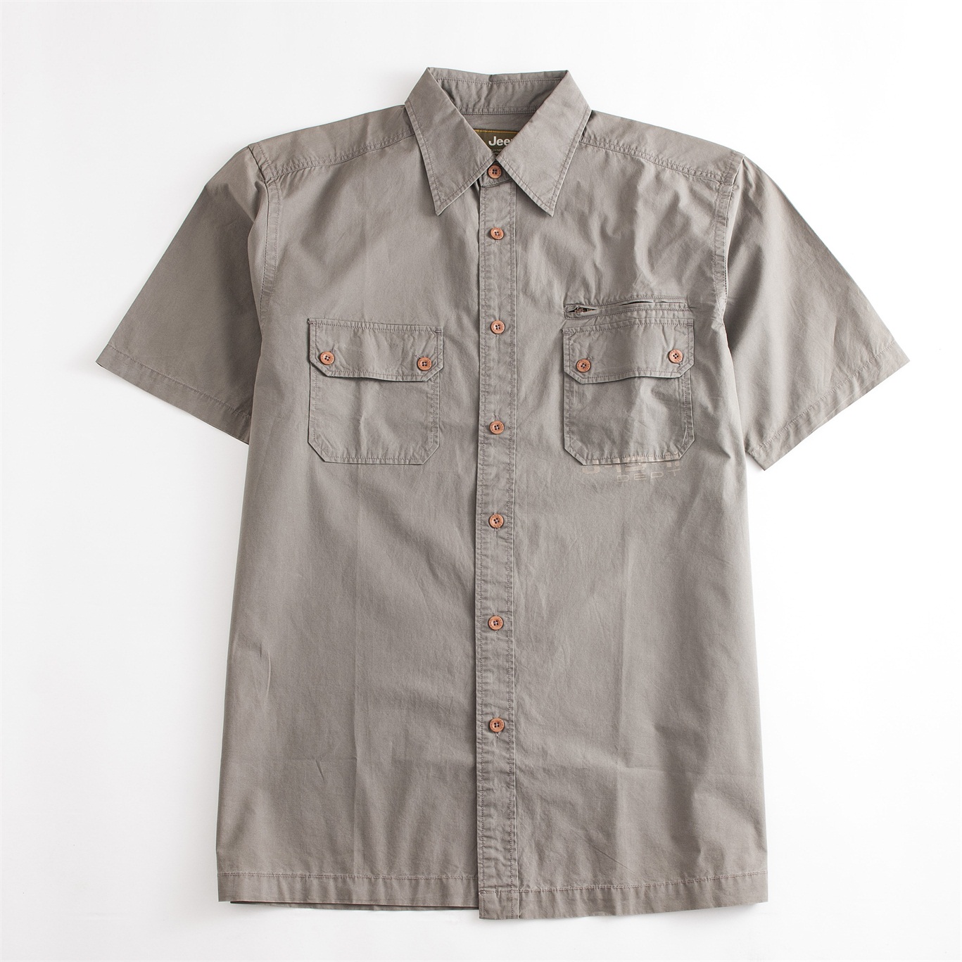 Skin-friendly Short Sleeve Regular Fit Shirt