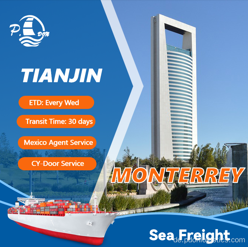 Meeresfracht von Tianjin nach Monterrey