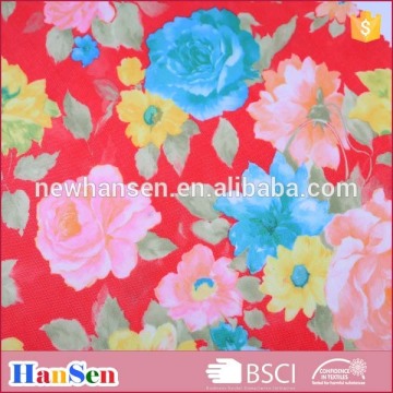93%polyester 7% spandex printed stretch mesh fabric