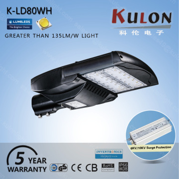 Led streetlight retrofit waterproof 80w led street lighting solutions led street light pole