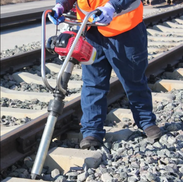 Portable Railway Ballast Tamper for Railway Maintenance Work