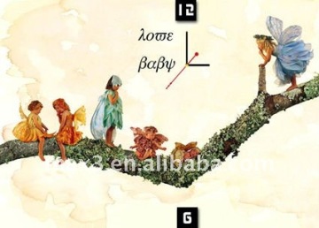 MDF Wall Poster Clock 3 In 1 For Home Decor