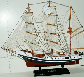 wooden ship model