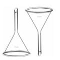 Εργαστηριακή χρήση Long Stem Glass Funnel 75ml