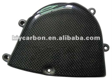 Carbon motorcycle side chain cover