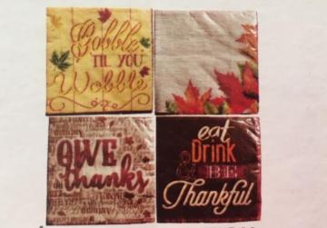 BEV Paper Napkin Harvest 24CT
