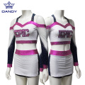 Personaliséiert all Star Rhinesetones cheer Uniformen