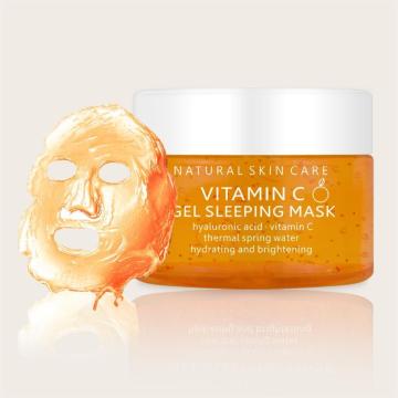 Korean Organic Vitamin C Peel-off Face Mask with Aloe Vera Facial Moisturizer for Whitening and Sleeping Skin Care