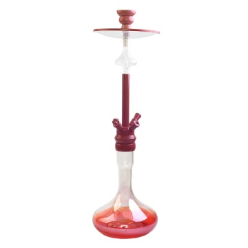 four hose red zinc hookah steam top quality cheap price factory hookah body handmade shisha hookah Z-9118